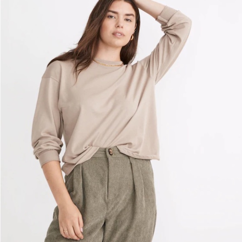 Madewell Cotton Essential Long-Sleeve Tee